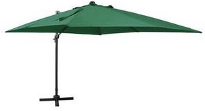vidaXL Ampelschirm mit Mast und LED-Leuchten 300 cm vidaXL Ampelschirm mit Mast und LED-Leuchten 300 cm