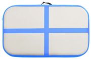 vidaXL Aufblasbare Gymnastikmatte mit Pumpe 60 x 100 x 10 cm