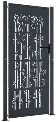 vidaXL Bambus-Design Gartentor 105 x 205 cm (153183)