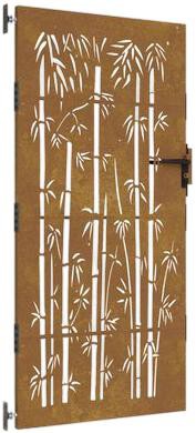 vidaXL Bambus-Design Gartentor 85 x 175 cm (153236)