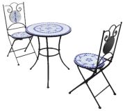 vidaXL Bistro-Set Keramikfliesen 3-tlg. (271771)