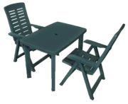 vidaXL Bistro-Set Kunststoff 3-tlg. (275078) vidaXL Bistro-Set Kunststoff 3-tlg. (275078)