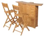 vidaXL Bistro-Set mit Klappstühlen 3-tlg. (43805) vidaXL Bistro-Set mit Klappstühlen 3-tlg. (43805)