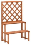 vidaXL Blumentreppe mit Rankgitter (316413)