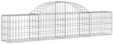 vidaXL Gabione mit Hochbogen 200x30x40/60 cm (153482)
