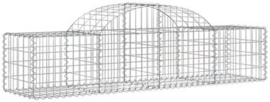 vidaXL Gabione mit Hochbogen 200x50x40/60 cm (153492)