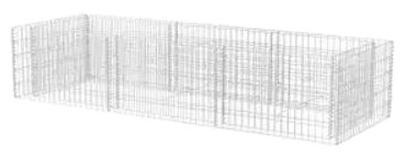 vidaXL Gabionen-Hochbeet 270 x 90 x 50 cm (142556)
