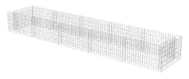 vidaXL Gabionen-Hochbeet verzinkt 450 × 90 × 50 cm (143553) vidaXL Gabionen-Hochbeet verzinkt 450 × 90 × 50 cm (143553)