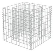 vidaXL Gabionen-Hochbeet verzinkt 50 cm (143570) vidaXL Gabionen-Hochbeet verzinkt 50 cm (143570)