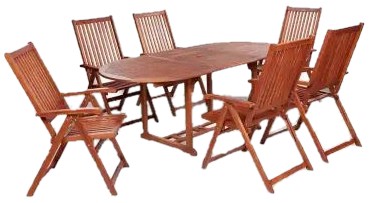 vidaXL Garten-Essgruppe 7-tlg. (41814)