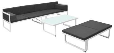 vidaXL Garten-Lounge-Set mit Auflagen 4-tlg. (42815) vidaXL Garten-Lounge-Set mit Auflagen 4-tlg. (42815)