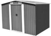 vidaXL Gartenschuppen Metall 257 x 205 x 178 cm