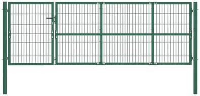 vidaXL Gartentor mit Pfosten 350 x 100 cm (142569) vidaXL Gartentor mit Pfosten 350 x 100 cm (142569)