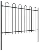 vidaXL Gartenzaun mit Bügel-Design 11,9 x 1,2 m