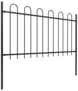 vidaXL Gartenzaun mit Bügel-Design 11,9 x 1 m