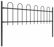 vidaXL Gartenzaun mit Bügel-Design 15,3 x 0,6 m