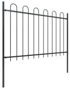 vidaXL Gartenzaun mit Bügel-Design 6,8 x 1,2 m