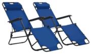 vidaXL Klappbare Sonnenliegen 2 Stk. (44342)
