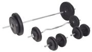 vidaXL Langhantel- und Kurzhantelset 90 kg (91404) vidaXL Langhantel- und Kurzhantelset 90 kg (91404)