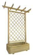 vidaXL Pergola mit Pflanzkasten 162 x 56 x 204 cm (41702) vidaXL Pergola mit Pflanzkasten 162 x 56 x 204 cm (41702)