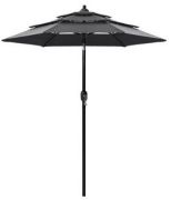 vidaXL Sonnenschirm mit Aluminium-Mast 3-lagig 2 m