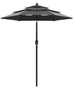 vidaXL Sonnenschirm mit Aluminium-Mast 3-lagig 3 m (313870)