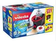 Vileda Turbo EasyWring & Clean Wischmop Komplettset mit Besen-Kopf Vileda Turbo EasyWring & Clean Wischmop Komplettset mit Besen-Kopf