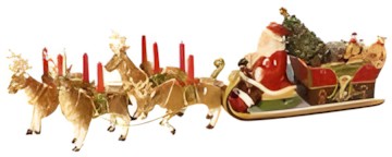 Villeroy & Boch Christmas Toys Memory Santas Schlittenfahrt
