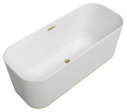 Villeroy & Boch Finion freistehende Badewanne mit Emotion-Funktion (UBQ177FIN7N300V101)