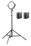 Walimex Pro Soft LED 300 Round Bi Color Set2