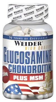 Weider Glucosamine + Chondroitin Plus MSM 120 Kapseln