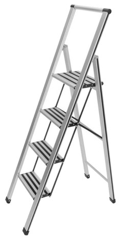 Wenko Alu-Design Klapptrittleiter 4-stufig 601013100