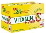 Wepa apoday Vitamin C + Zink Kapseln 60 Stk.