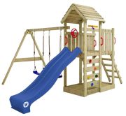 Wickey Spielturm MultiFlyer mit Holzdach