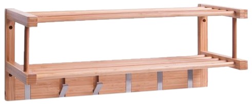 Zeller Wandgarderobe Bamboo (13583) Zeller Wandgarderobe Bamboo (13583)