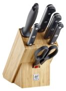 Zwilling Gourmet Messerblock Bambus 7-tlg. Zwilling Gourmet Messerblock Bambus 7-tlg.