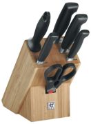 Zwilling Vier Sterne Messerblock Bambus 7-tlg Zwilling Vier Sterne Messerblock Bambus 7-tlg